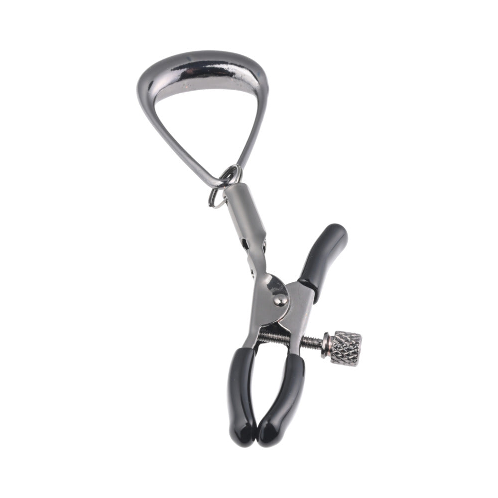 SPORTSHEETS VELVET NOIR TUGGABLE NIPPLE CLAMPS