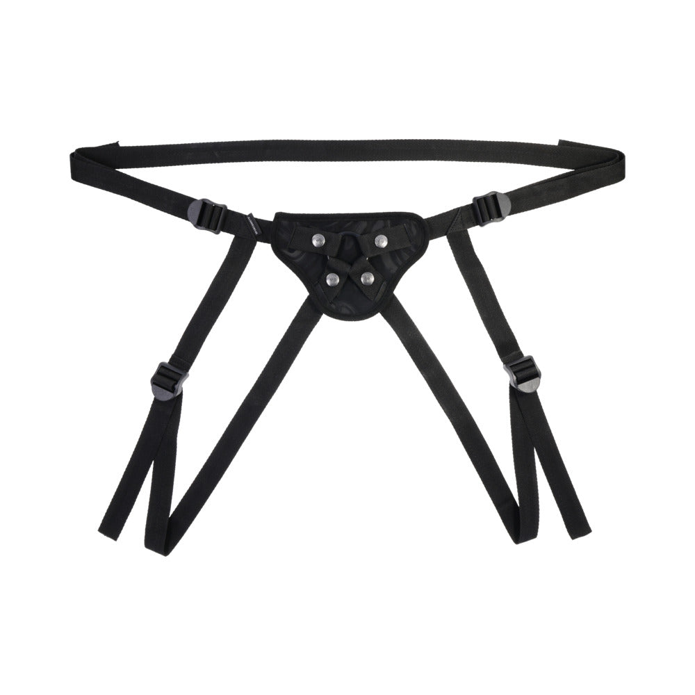 SPORTSHEETS VELVET NOIR STRAP-ON