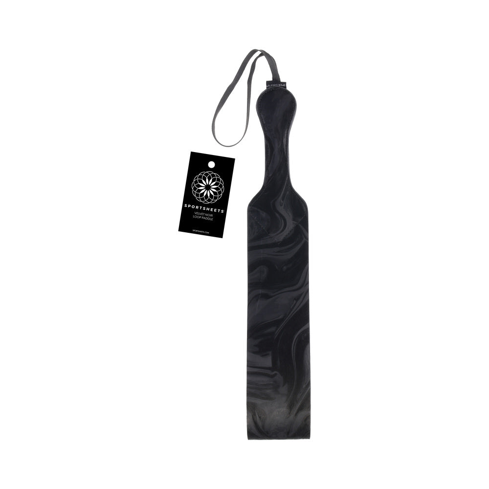 SPORTSHEETS - VELVET NOIR LOOP PADDLE