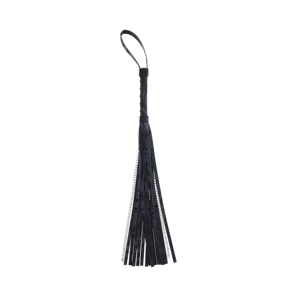SPORTSHEETS VELVET NOIR CHAIN FLOGGER
