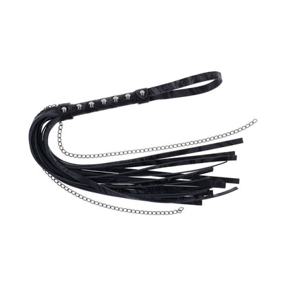SPORTSHEETS VELVET NOIR CHAIN FLOGGER