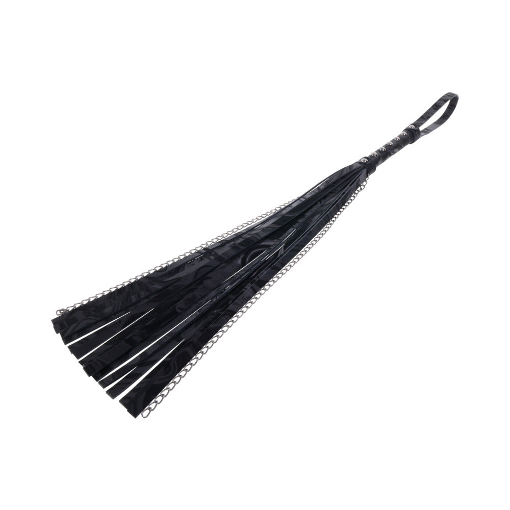 SPORTSHEETS VELVET NOIR CHAIN FLOGGER