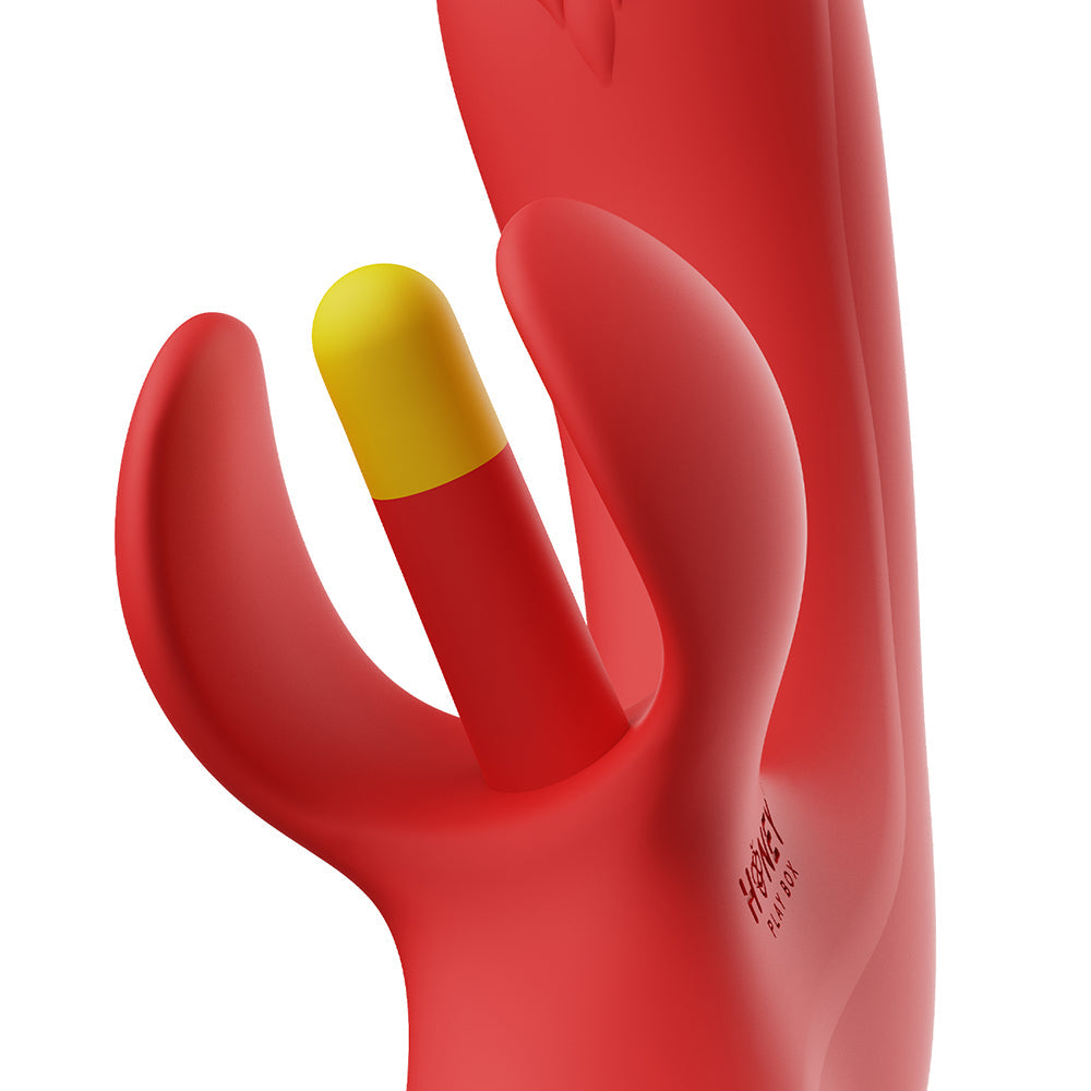 HONEY PLAY BOX FORTEXA APP-CONTROLLED KINKY FINGER FLAPPING DUAL STIMULATOR RED