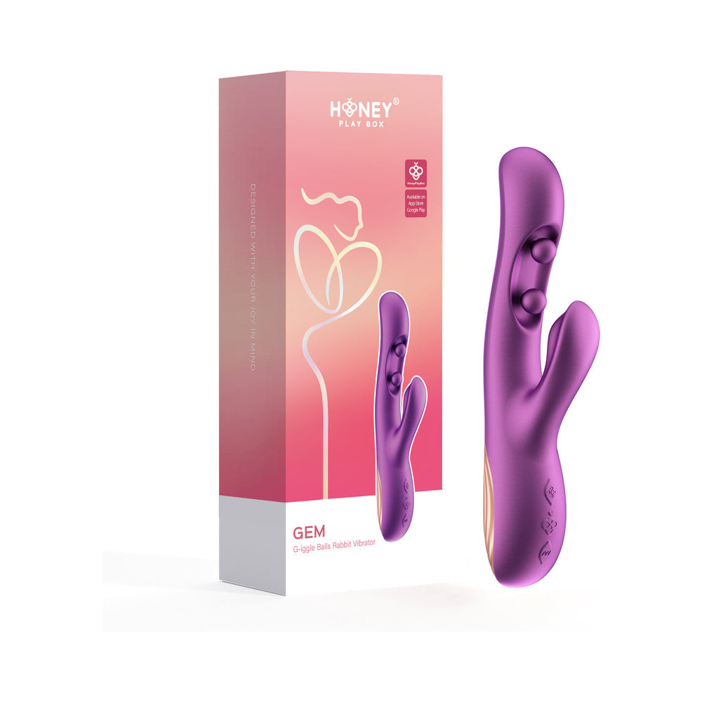 HONEY PLAY BOX - GEM PRESSURE SENSING APP CONTROLLED TWIN BALLS RABBIT