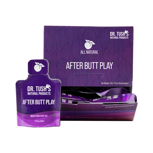 DR. TUSH''S - AFTER BUTT PLAY RESEALABLE 25-SACHET DISPLAY