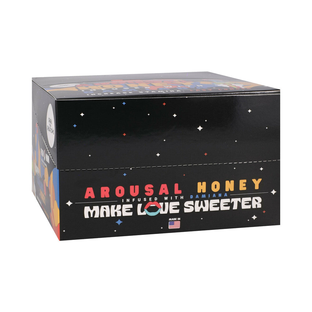 DOC JOHNSON - HAPPY SCHLONG HONEY AROUSAL HONEY 12-PACK DISPLAY