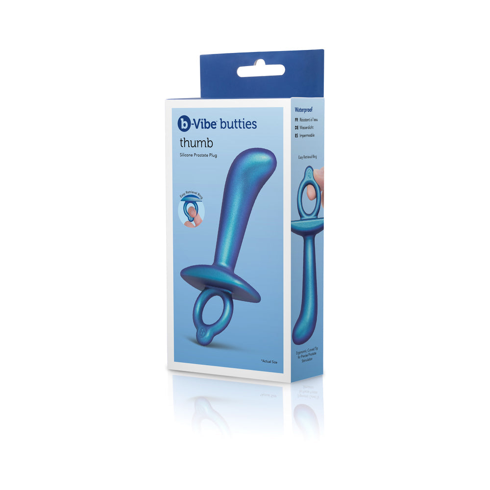 B-VIBE - BUTTIES THUMB SILICONE PROSTATE PLUG