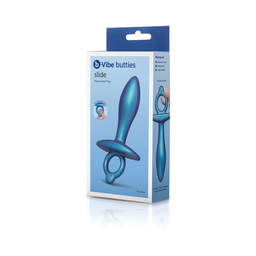 B-VIBE BUTTIES SLIDE SILICONE BUTT PLUG
