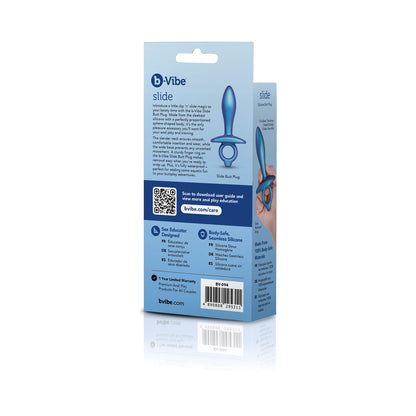 B-VIBE - TAPONES ANALES DE SILICONA BUTTIES SLIDE