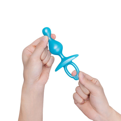 B-VIBE BUTTIES POP BEADED SILICONE PLUG