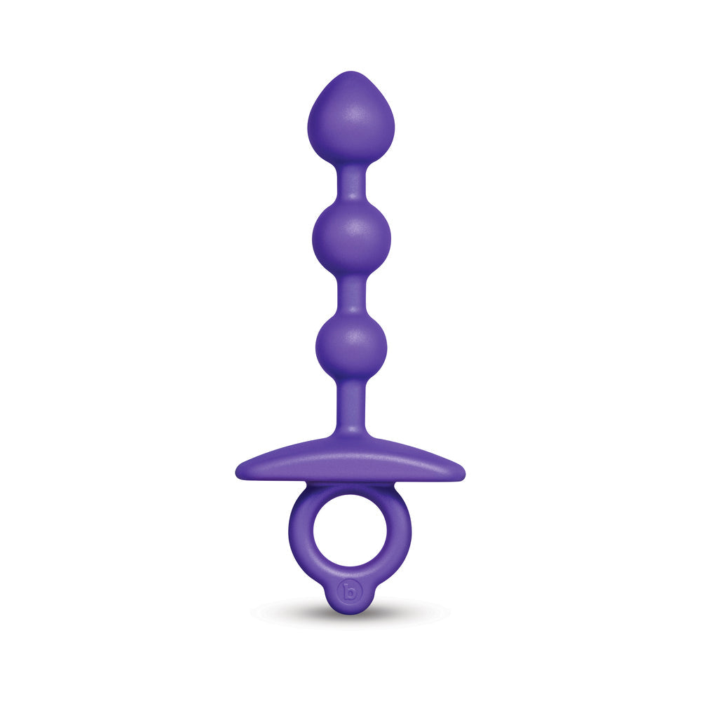 B-VIBE - BUTTIES ZIP CUENTAS ANALES DE SILICONA