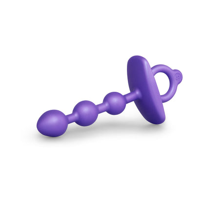 B-VIBE - BUTTIES ZIP CUENTAS ANALES DE SILICONA