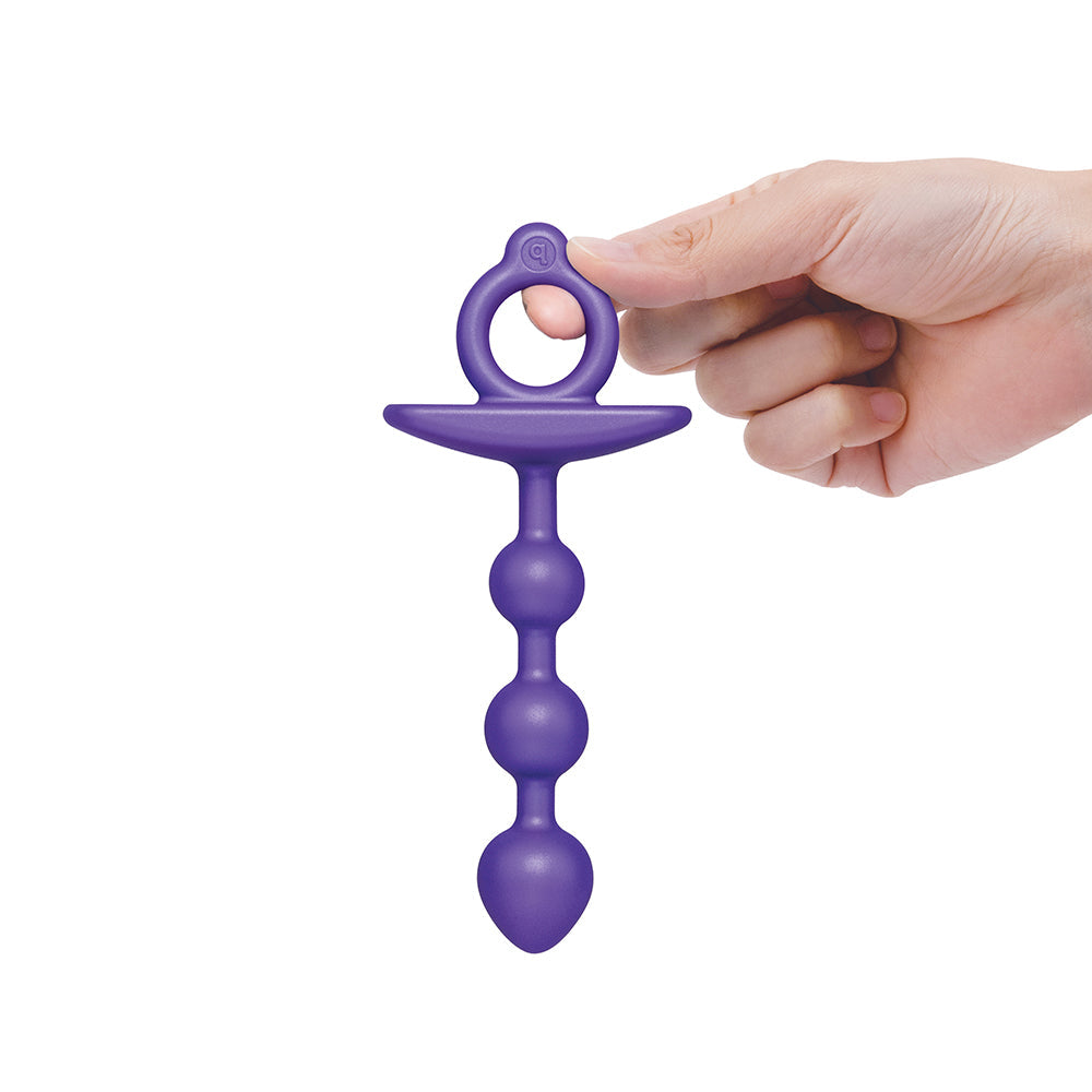 B-VIBE - BUTTIES ZIP CUENTAS ANALES DE SILICONA