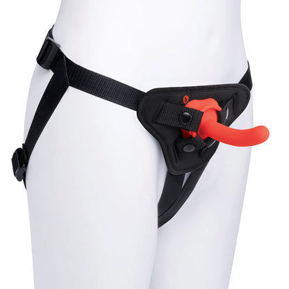 B-VIBE - BEGINNERS STRAP-ON HARNESS SET WITH 5 IN. SILICONE DILDO PEG