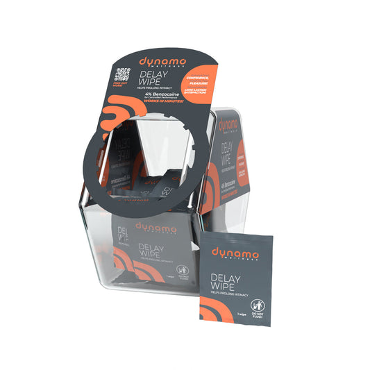 DYNAMO WELLNESS - DELAY WIPE 4% CANDY BOWL OF 144