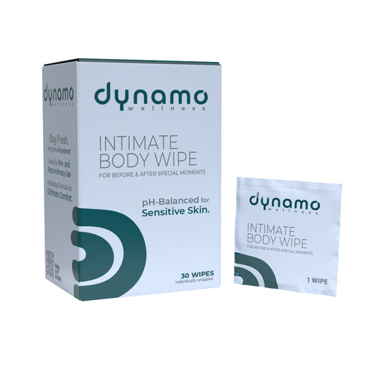 DYNAMO WELLNESS - INTIMATE BODY WIPES 30-PACK
