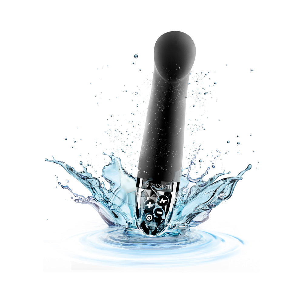 MYSTIM - RIGHT ON RON E-STIM VIBRATOR BLACK