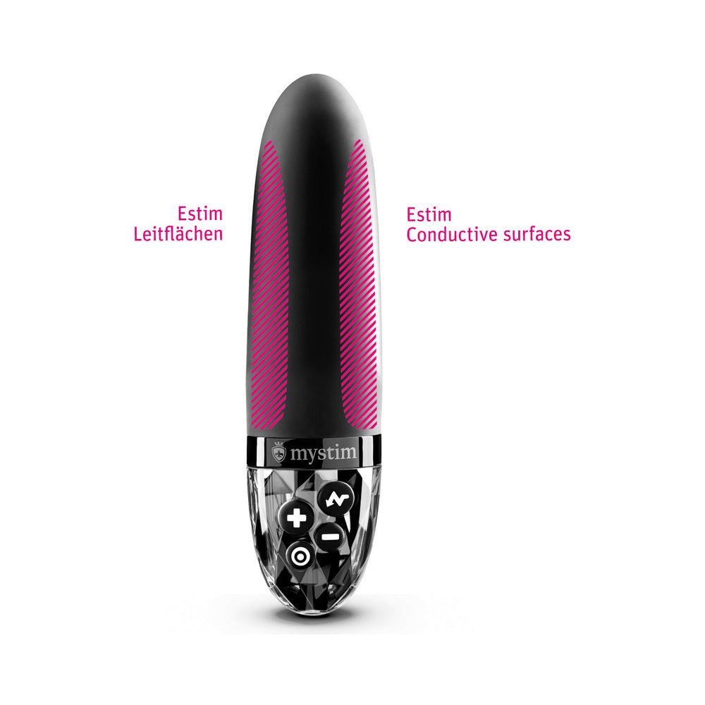 MYSTIM - SLEAK FREAK E-STIM VIBRATOR BLACK