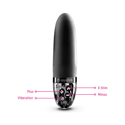 MYSTIM - SLEAK FREAK E-STIM VIBRATOR BLACK