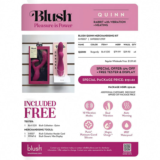 BLUSH - QUINN MERCHANDISING KIT