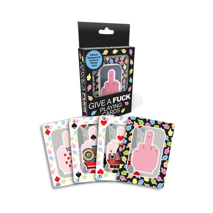 FU MIDDLE FINGER WATERPROOF PLAYING CARDS