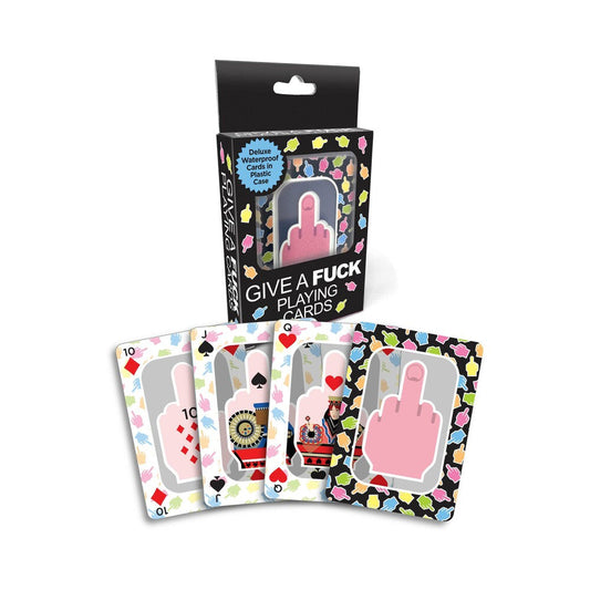 FU MIDDLE FINGER WATERPROOF PLAYING CARDS