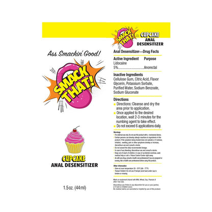 LITTLE GENIE - SMACK THAT ANAL DESENSITIZER CUPCAKE 1.5 OZ.