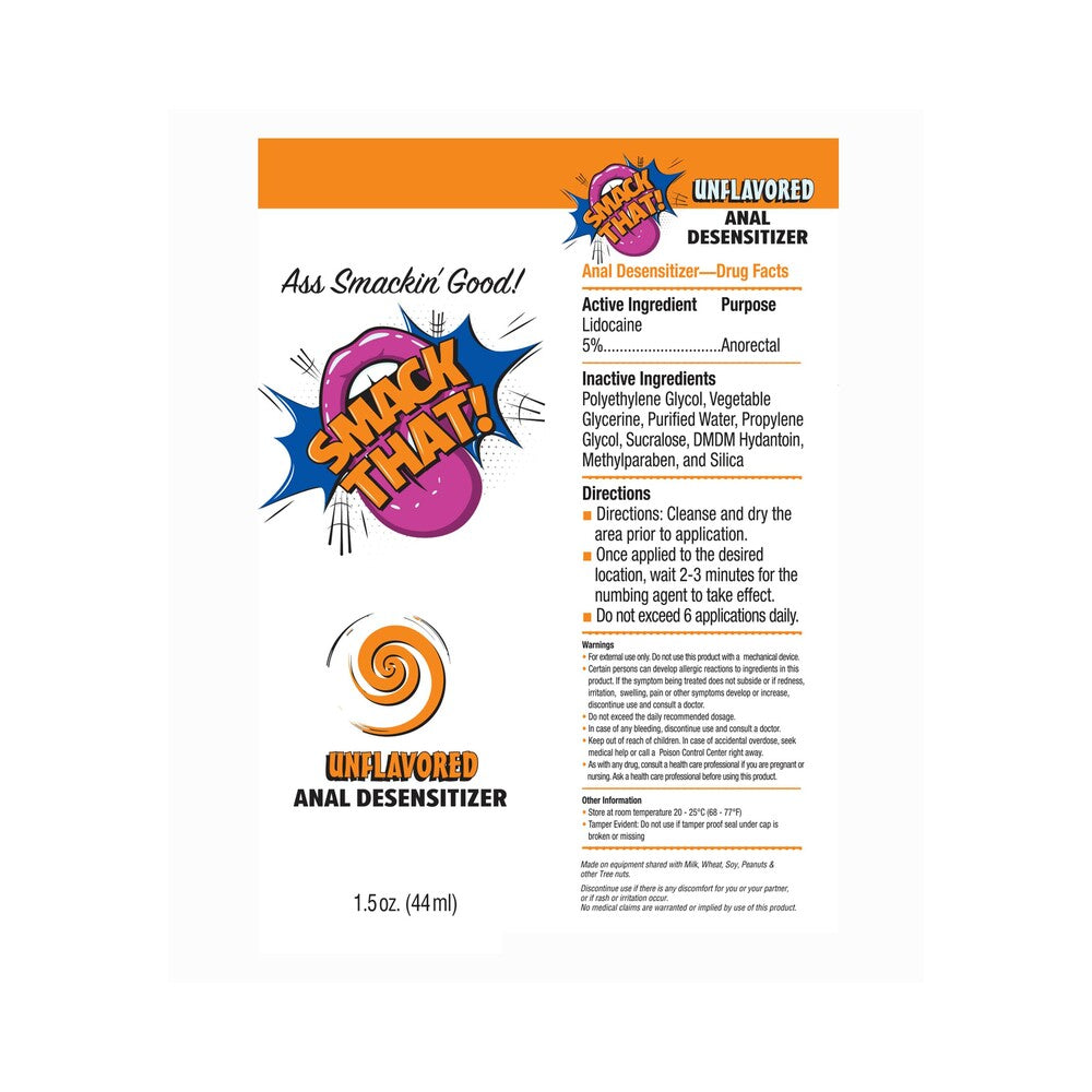 LITTLE GENIE - SMACK THAT ANAL DESENSITIZER UNFLAVORED 1.5 OZ.
