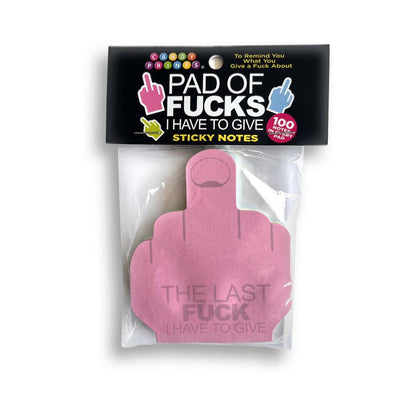 LITTLE GENIE - LAST FUCK I HAVE TO GIVE STICKY NOTES