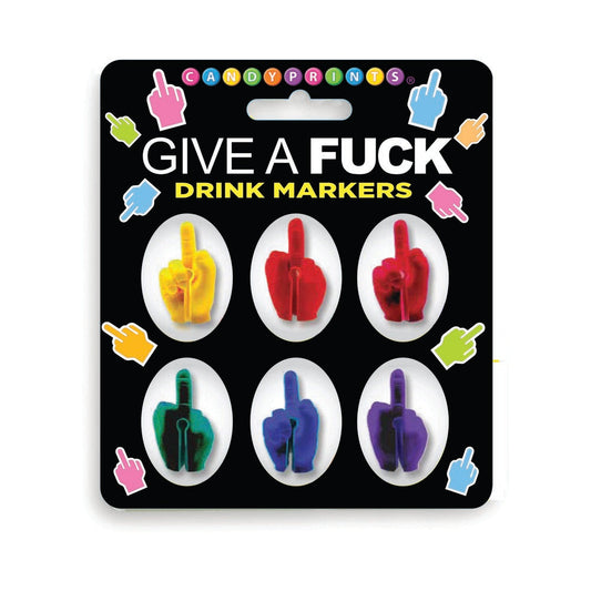 FU FINGER DRINK MARKERS