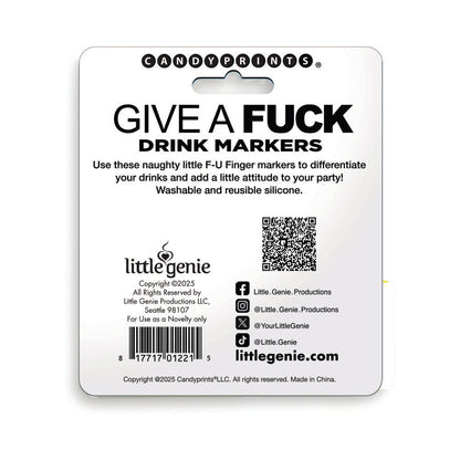 FU FINGER DRINK MARKERS