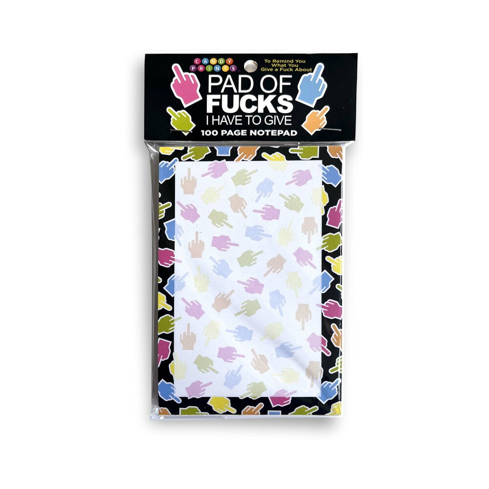 LITTLE GENIE - PAD OF FUCKS I HAVE TO GIVE NOTEPAD
