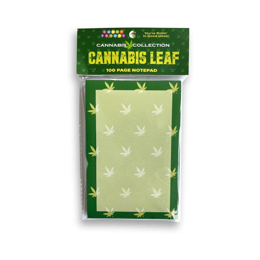 CANNABIS LEAF NOTEPAD