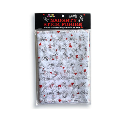 LITTLE GENIE - NAUGHTY STICK FIGURE TISSUE PAPER