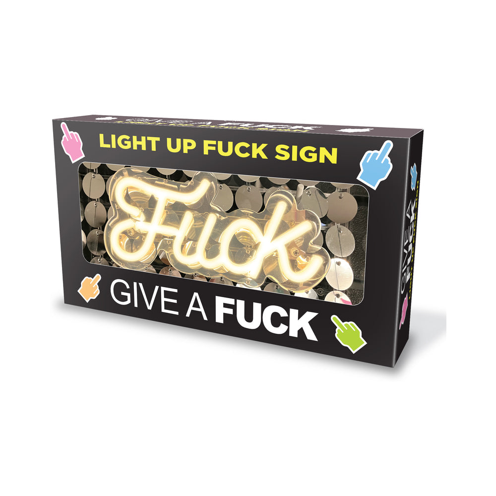 NEON FUCK LIGHT UP SIGN