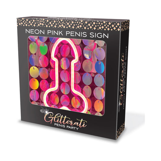 LITTLE GENIE - NEON PENIS LIGHT UP SIGN