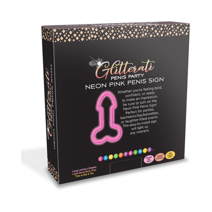 NEON PENIS LIGHT UP SIGN
