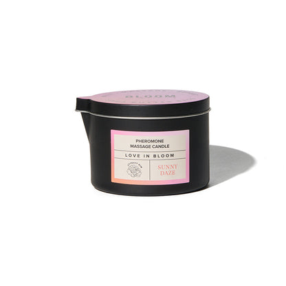 EYE OF LOVE BLOOM PHEROMONE MASSAGE CANDLE SUNNY DAZE 5 OZ.
