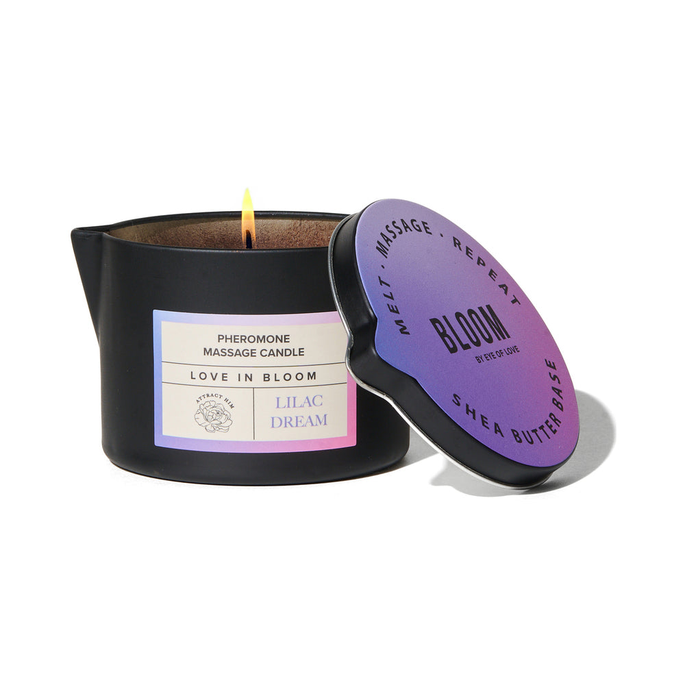 EYE OF LOVE - BLOOM MASSAGE CANDLE INDICA LILAC DREAM 150 ML