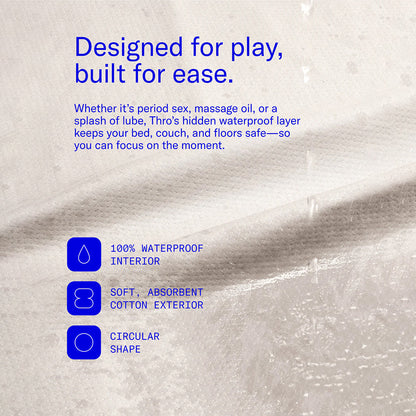 DAME THRO WATERPROOF SEX BLANKET OAT