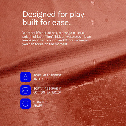 DAME THRO WATERPROOF SEX BLANKET COPPER