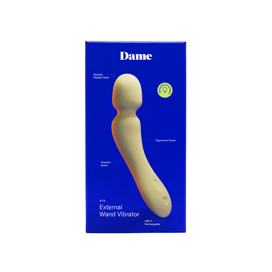 DAME - MIN MINI WAND VIBRATOR BUTTER