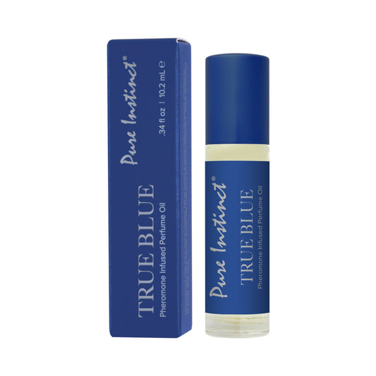 CLASSIC BRANDS - PURE INSTINCT ACEITE DE PERFUME DE FEROMONAS ROLL-ON TRUE BLUE 10.2 ML 0.34 FL. OZ.