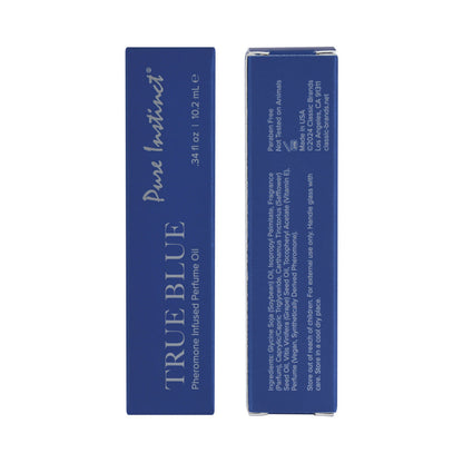 PURE INSTINCT PHEROMONE PEFUME OIL ROLL-ON TRUE BLUE 10.2 ML 0.34 FL. OZ.
