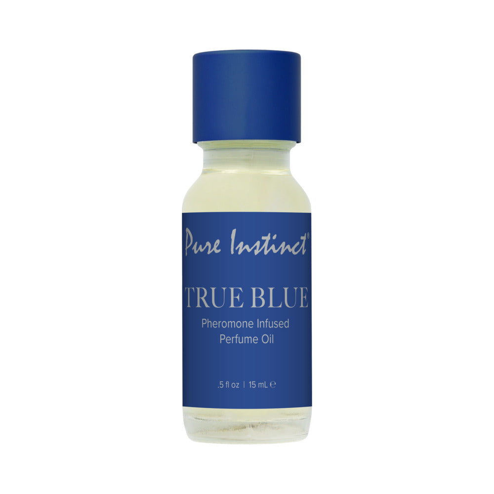PURE INSTINCT PHEROMONE PERFUME OIL WITH DROPPER TRUE BLUE 15 ML 0.5 FL. OZ.