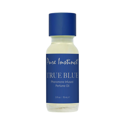PURE INSTINCT PHEROMONE PERFUME OIL WITH DROPPER TRUE BLUE 15 ML 0.5 FL. OZ.