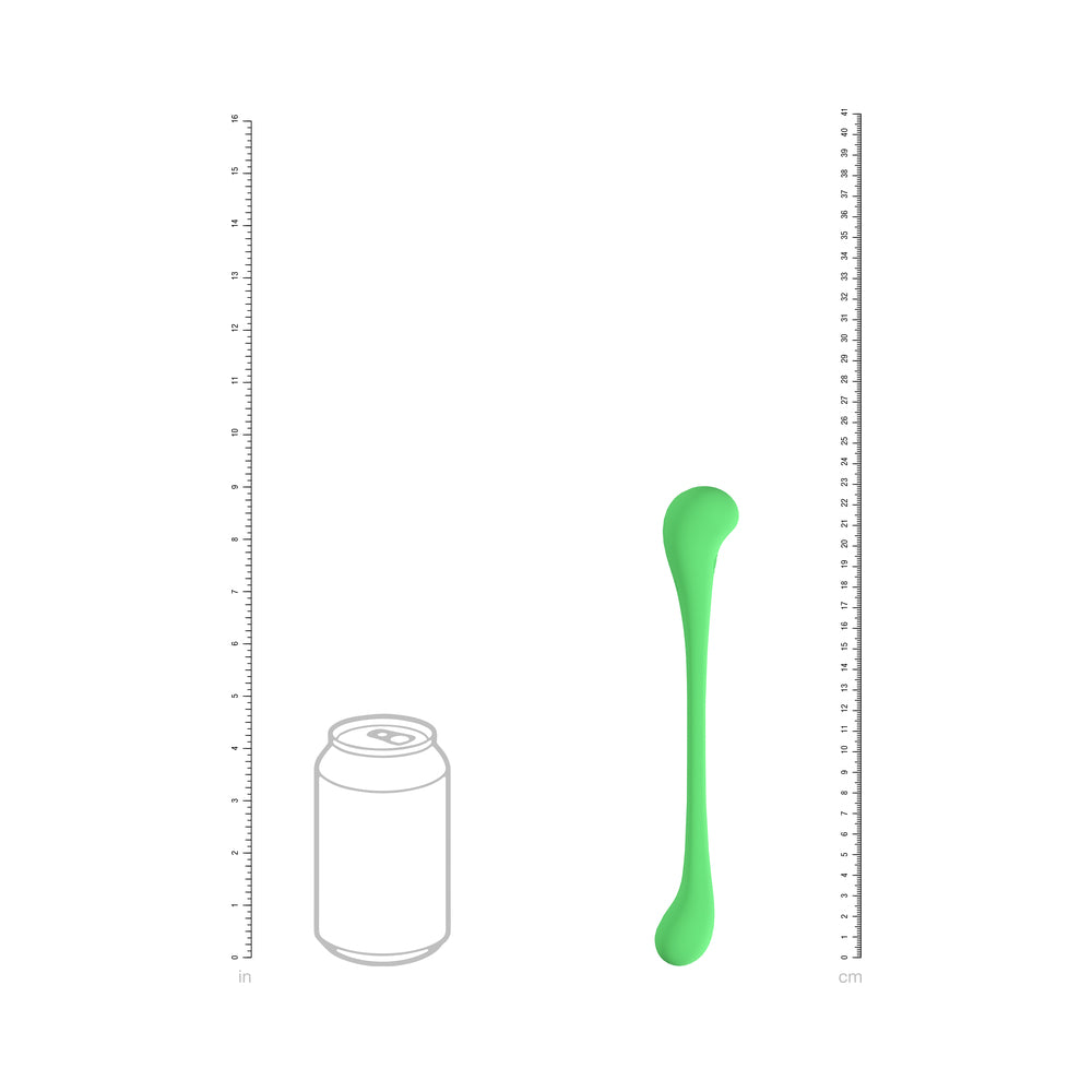 LOVELINE FLEXEASE BEND VIBE LIQUID SILICONE GREEN
