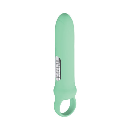 LOVELINE HARMONY LOOP GRIP VIBE LIQUID SILICONE GREEN