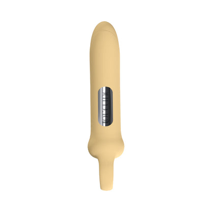 LOVELINE HARMONY LOOP GRIP VIBE LIQUID SILICONE YELLOW