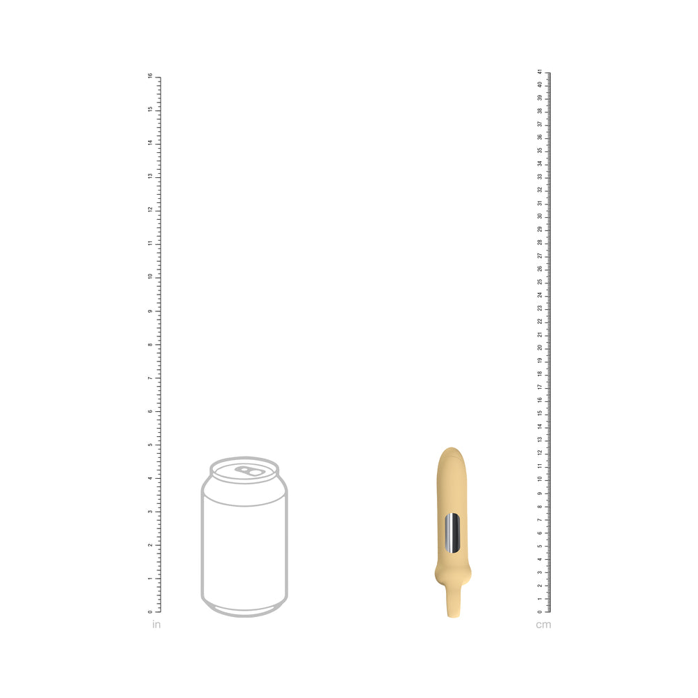 LOVELINE HARMONY LOOP GRIP VIBE LIQUID SILICONE YELLOW